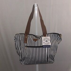 Ashcroft & Abbey Striped Tote NWT